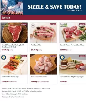 Tasman Butchers catalogue (valid until 17-11)