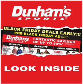 Dunham's Sports weekly ad week 47 Page 1
