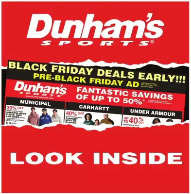 Dunham's Sports weekly ad (valid until 27-11)