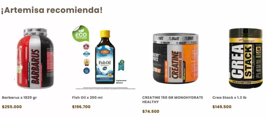 Catálogo Artemisa (válido hasta 30-11)