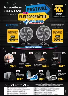 Catálogo Supermercados Jau Serve (válido até 3-12)