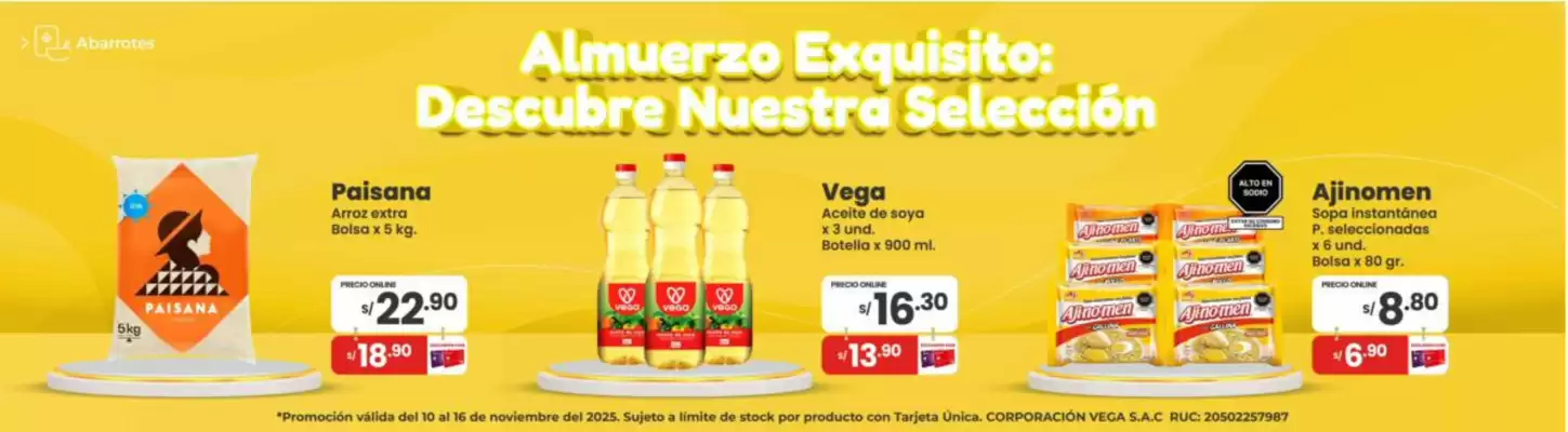 Catálogo Vega (válido hasta 16-11)