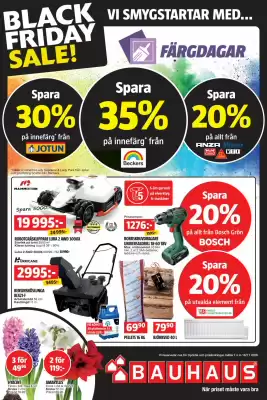 Bauhaus reklamblad (giltig till och med 16-11)