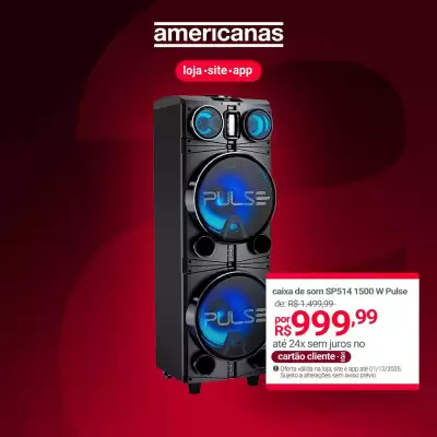 Encarte Lojas Americanas (válido até 1-12)