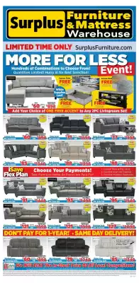 Surplus Furniture flyer