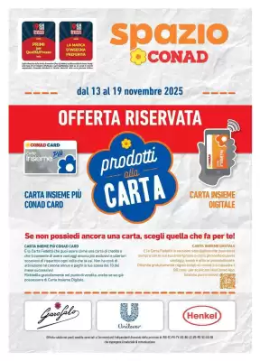 Volantino Spazio Conad (valido fino al 19-11)