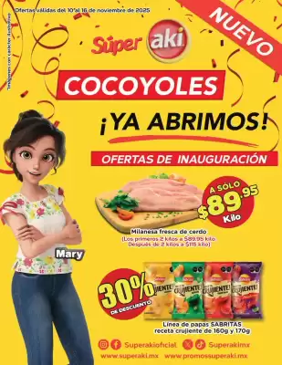 Folleto Super Aki (válido hasta 16-11)