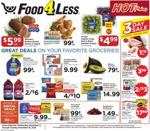Food 4 Less weekly ad week 46 Page 1