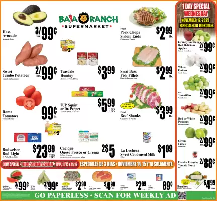 Baja Ranch weekly ad (valid until 18-11)
