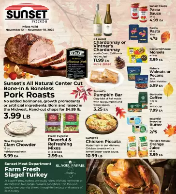 Sunset Foods weekly ad (valid until 18-11)