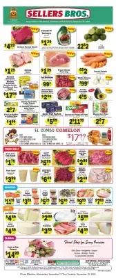 Sellers Bros weekly ad (valid until 18-11)