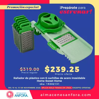 Catálogo Almacenes Anfora (válido hasta 12-11)