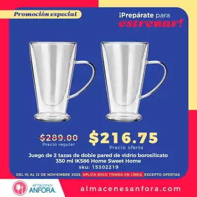 Catálogo Almacenes Anfora (válido hasta 12-11)