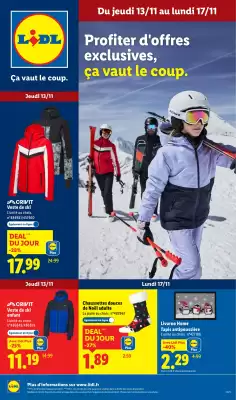 Catalogue Lidl (valable jusqu'au 17-11)