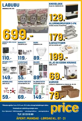 Price Lagerbutikk kundeavis