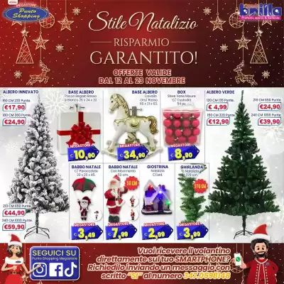 Volantino Punto Shopping Megastore (valido fino al 23-11)