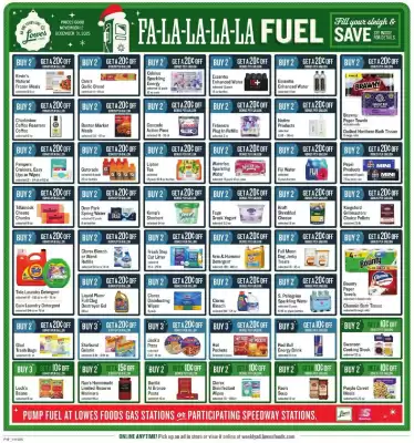 Lowes Foods weekly ad (valid until 1-01)