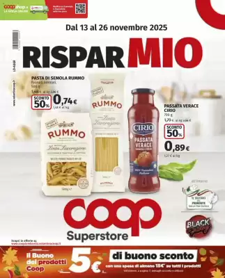 Volantino Coop Superstore (valido fino al 26-11)