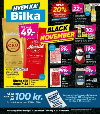 Bilka tilbudsavis (gælder indtil 20-11)