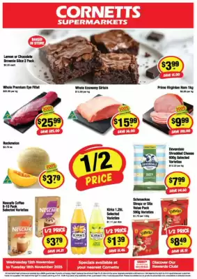 CORNETTS catalogue (valid until 18-11)