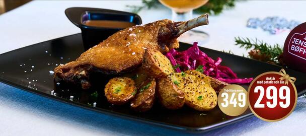 Jensen's Bøfhus reklamblad Sida 1