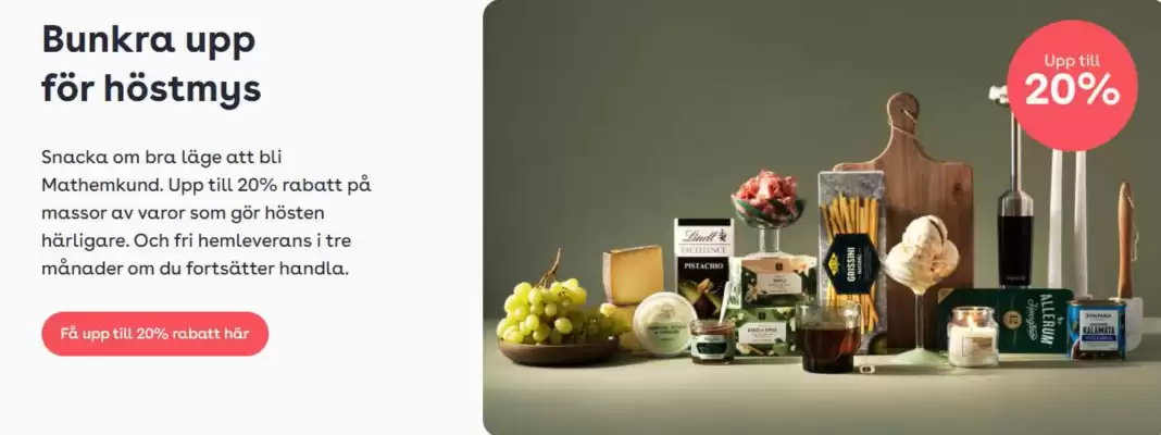 MatHem reklamblad (giltig till och med 26-11)