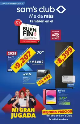 Catálogo Sam's Club (válido hasta 17-11)