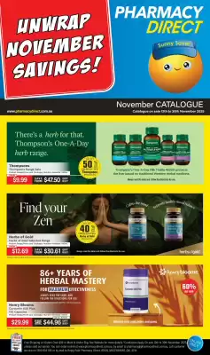 Pharmacy Direct catalogue (valid until 30-11)