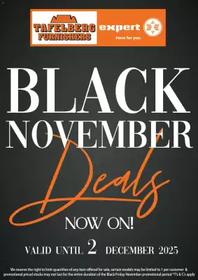 Tafelberg Furnishers catalogue (valid until 2-12)