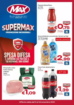 Volantino MAX Supermercati (valido fino al 24-11)