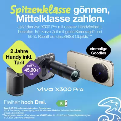 Drei Flugblatt (gültig bis 31-12)