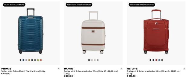 Samsonite Flugblatt Seite 2