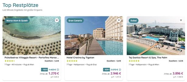 Restplatzbörse Flugblatt woche 46 Seite 1