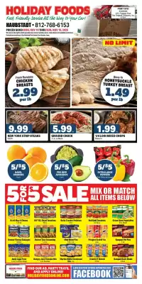 Holiday Foods weekly ad (valid until 16-11)