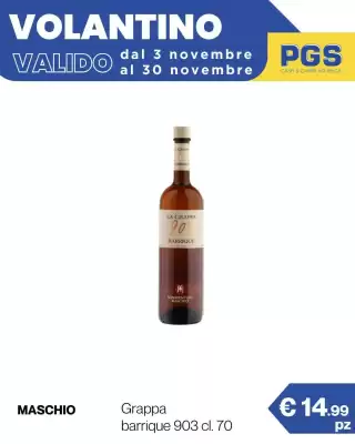 Volantino PGS Cash&Carry (valido fino al 30-11)