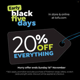 The Original Factory Shop leaflet Page 1