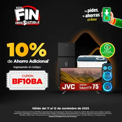 Folleto Bodega Aurrerá (válido hasta 12-11)