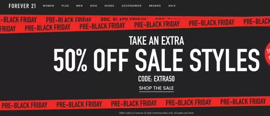 Forever 21 flyer (valid until 18-11)