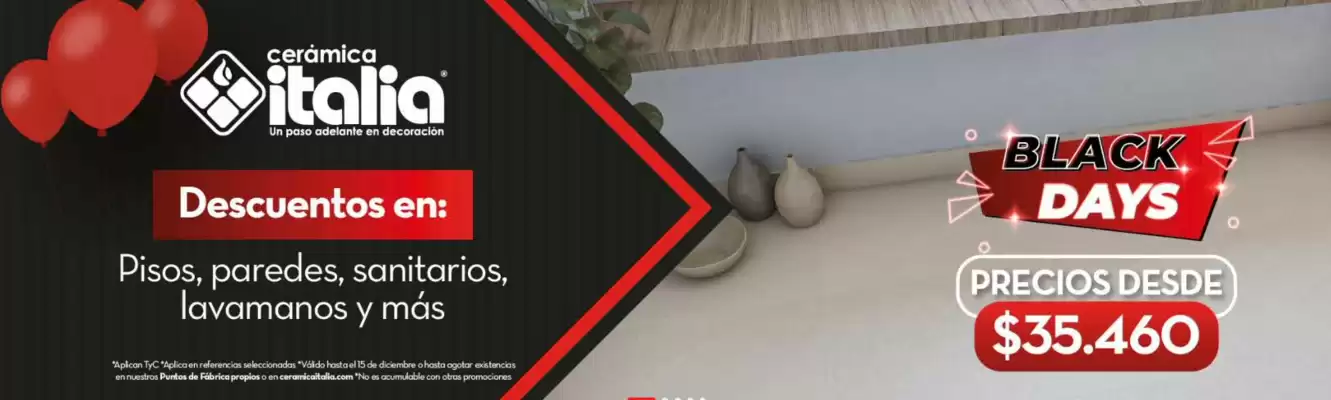 Catálogo Cerámica Italia (válido hasta 15-12)
