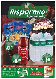 Volantino Risparmio Supermercati Pagina 1