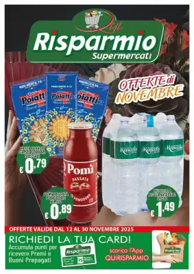 Volantino Risparmio Supermercati (valido fino al 30-11)