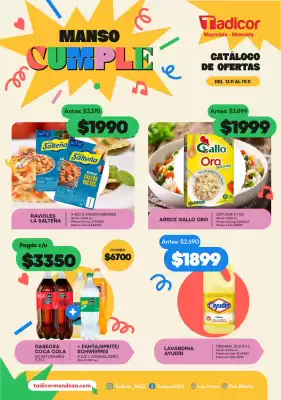 Catálogo Supermercados Tadicor (válido hasta 19-11)