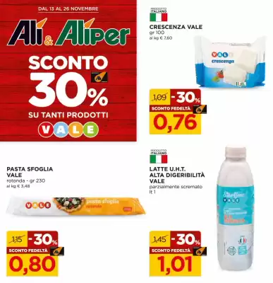 Volantino Alì Supermercati (valido fino al 26-11)