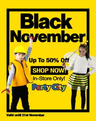 Party City catalogue (valid until 30-11)