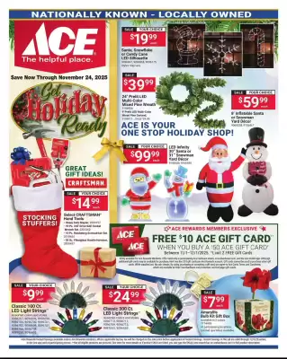 Ace Hardware flyer (valid until 24-11)