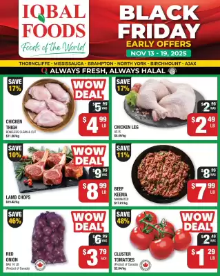 Iqbal Foods flyer (valid until 19-11)