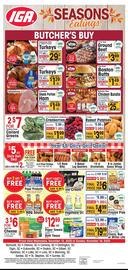 IGA weekly ad week 46 Page 1