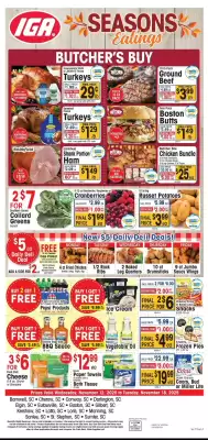 IGA weekly ad (valid until 18-11)