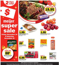Meijer weekly ad Page 1