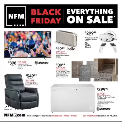 Nebraska Furniture Mart weekly ad (valid until 18-11)